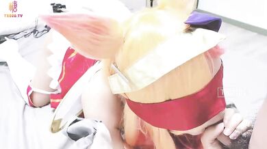 【极品萝莉女神】鸡蛋饼 窈窕身材少女91小魔女 饥渴的阿狸上下齐开 边口交边炮机插穴 肛塞尾巴蜜穴榨精