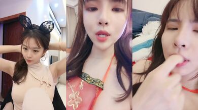 兔兔和妖妖女神姐妹花！高颜值双女诱惑！极品美腿包臀裙，跳蛋塞穴爆菊花，高潮出水太骚了