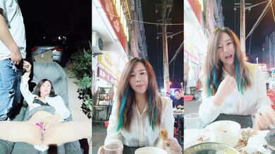 奥迪车主带人妻少妇户外偷情直播啪啪，全程露脸逼里塞着跳蛋自慰，给大哥舔鸡巴衣服都没脱直接开草精彩刺激