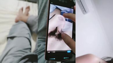 好久不见的香菜一直还是撩骚网友，在线约炮给网友发自己小电影，和男友口交啪啪口爆一嘴