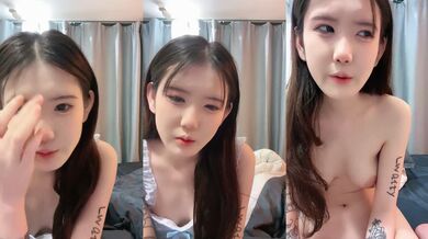 小虎牙美少女，外表甜美花臂纹身，笑起来甜美，震动棒插小穴，低低娇喘呻吟，闭上眼睛很享受