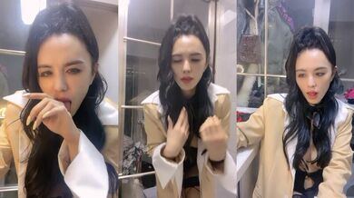 御姐范十足新人美女！性感情趣装渔网袜！揉奶掰穴特写，从下往上视角拍摄，浪叫呻吟极度风骚