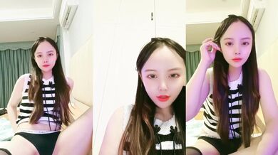 新下海~气质高挑长发妹子【今夜不离港】裤衩内塞个跳蛋震动淫穴，看表情好舒服的样子哈！！