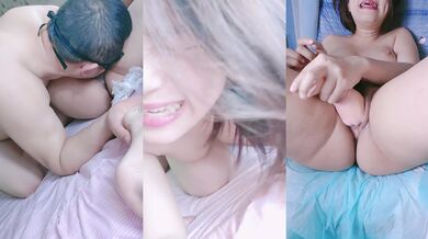 极度风骚淫妻，让大哥疯狂舔逼一小时，舔着骚穴揉着奶道具插着菊花高潮迭起不断呻吟，揉着奶子爆草假手捅逼