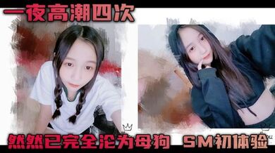 一夜高潮四次 然然已完全沦为母狗 SM初体验