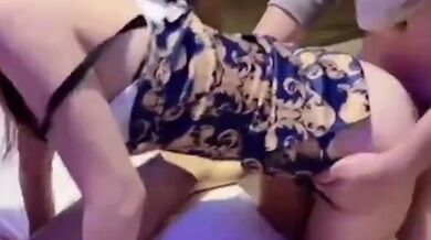 台湾SWAG美女娜娜粉丝约啪3P实录包臀短裙诱惑-2