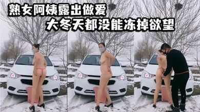 熟女阿姨露出做爱 大冬天都没能冻掉欲望 在户外阴道被操作使用 淫叫连连