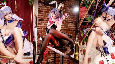 极品巨乳福利姬 阿雪雪 COS初音 崩坏 大尺度私密写真流出 巨乳长腿身材性感 搔首弄姿极致诱惑！