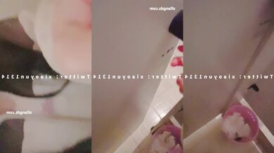 喜欢人前露出勾引陌生人，可盐可甜福利姬【小韵仙子】最新更新完整视图，绿男友公园公厕露出被发现(37V) (1)