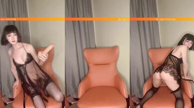 北京Ts小雪儿：高级夜场模特儿、歇几天，自己玩嗨了，满脸的骚样，谁看了都得撸两发！