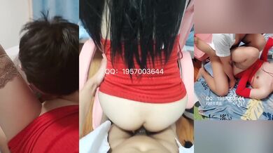 国产TS系列紫苑烈焰红衣跟直男互口 无套爆插爽的鸡儿邦邦硬