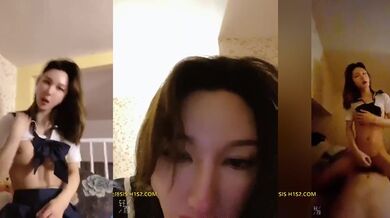 绝世美妖Ts-Tina- 学生短裙制服，两只胸都快要撑爆了，69互吃鸡巴，坐骑哼哼妖声 非常带感！