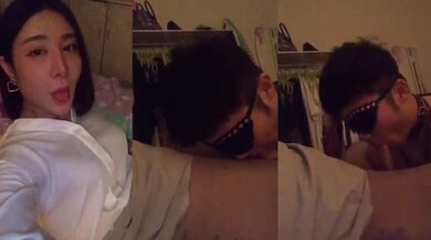 急剧性感白富美TS金韩雅，端庄静雅的喂友友吃香棒，好吃吗，嗯嗯，你舔得我好爽 宝贝，要射了 含住 啊啊！