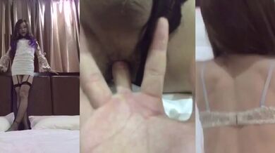 国产TS系列范子琪很是妩媚的给社会小哥口交 各种姿势操个遍被射了一身的牛奶