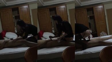 高颜值‘大美女’TS王小爱，美妖17年与军哥约炮 口活技术娴熟，舔得好舒服舒服 被军哥屌得呻吟淫叫 叫射了好多！