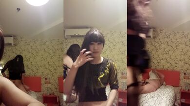 国产CD系列润儿2 与23cm长的姐妹蒂姐一起跟土豪开房互口 被后入听叫床声是爽了