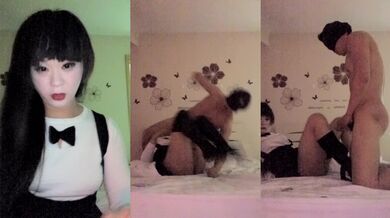 国产CD系列润儿酒店开房约炮 玩完69被直男操的呻吟不断