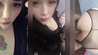 高颜值‘黑美人’TS雨诺，被直男舔的正舒服就要被操，叼得嗷嗷待哺的呻吟声 刺激得直男五分钟就缴枪，射屁股上！