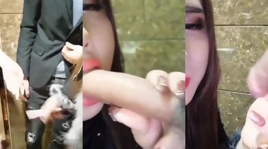 国产妖艳TS美妖 ktv卫生间给男模口，把闺蜜轰出去 两人独自相处，还问人家很紧张吗 就口起来啦 骚啊！男模害羞啊第一次被人妖口！