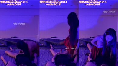 抖音大网红-欣桐-Ts小草莓：性感红色睡衣，女上位，一炮3500，这颜值逆天了！