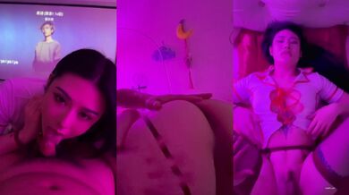 红边黑丝伪娘 哦槽好性感 整根进去啊爸爸干我 快来给护士小姐姐做核酸吧 可惜小哥哥根本受不了我的诱惑 才干了一分钟就射了