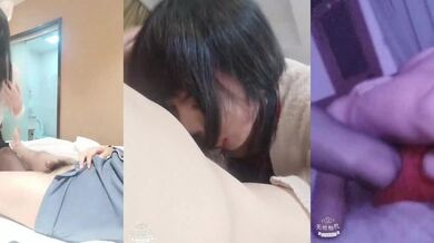 淮安Ts模特李熙蒽 - 大眼萌妹，口活溜溜，穿着黑丝让小哥哥欲罢不能，狠狠修理菊花！