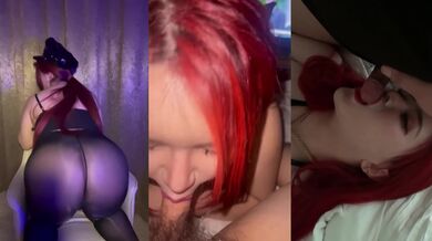 骚逼美妖 · Ts可馨 · 肥臀大奶，真假鸡巴一起吃，骚货口活还真不戳！