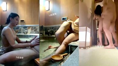 广州Ts陈雯雯 - 跟哥哥泡温泉，哥哥喜欢刺激，温泉房艹完走出房间继续艹， 这·· 这 ·· 人家好羞耻额