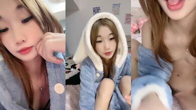 可爱新人妹子，冬天来了，穿毛茸茸的睡衣，露脸露小奶子，特写掰穴