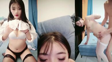 甜美性感小姐姐！衬衣黑丝袜！酸奶抹屌舔弄，转战洗手间扶腰后入，沙发骑乘位爆操