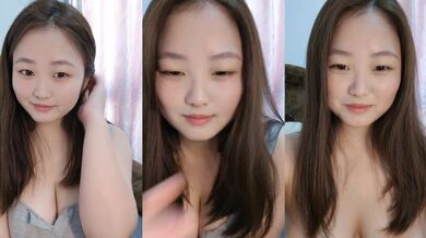 长相甜美圆脸妹子，白皙巨乳乳沟完美 漏出豪乳让人欲罢不能 特写少毛粉穴